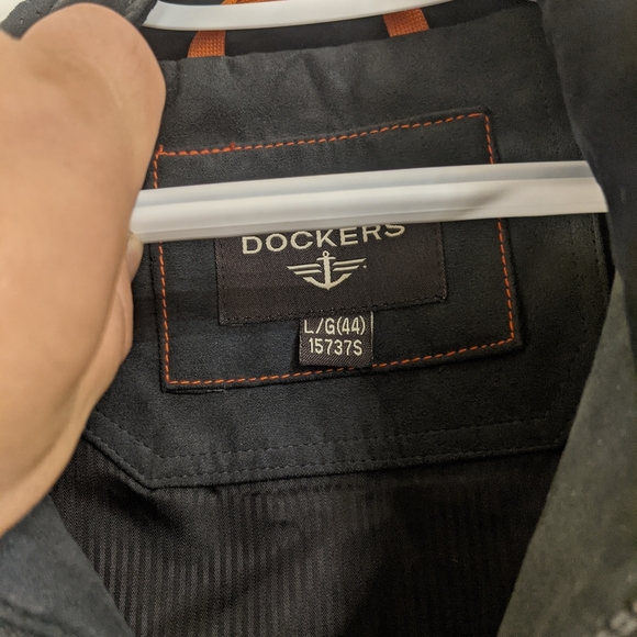 Dockers jacket size large dark gray - Picture 4 of 7